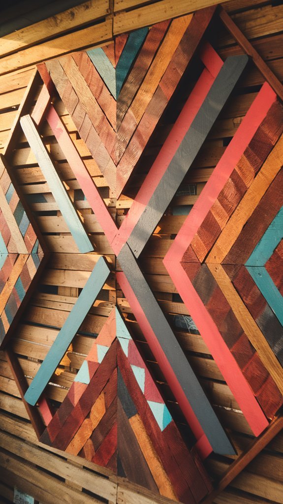 abstract geometric design decor