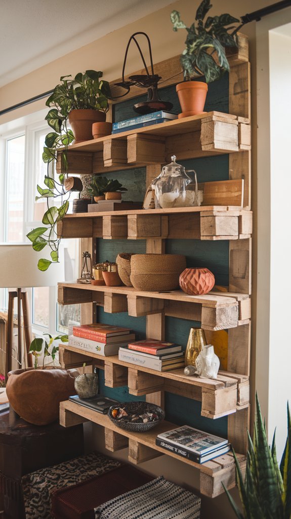 creative wooden pallet decor