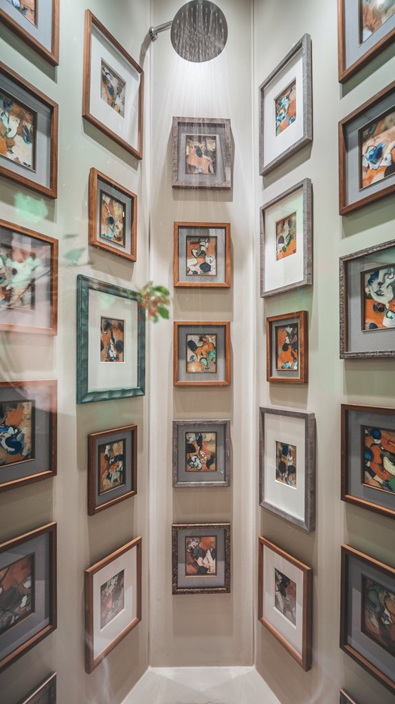 protected framed artwork display