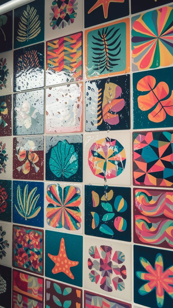 vibrant adhesive decorative decals