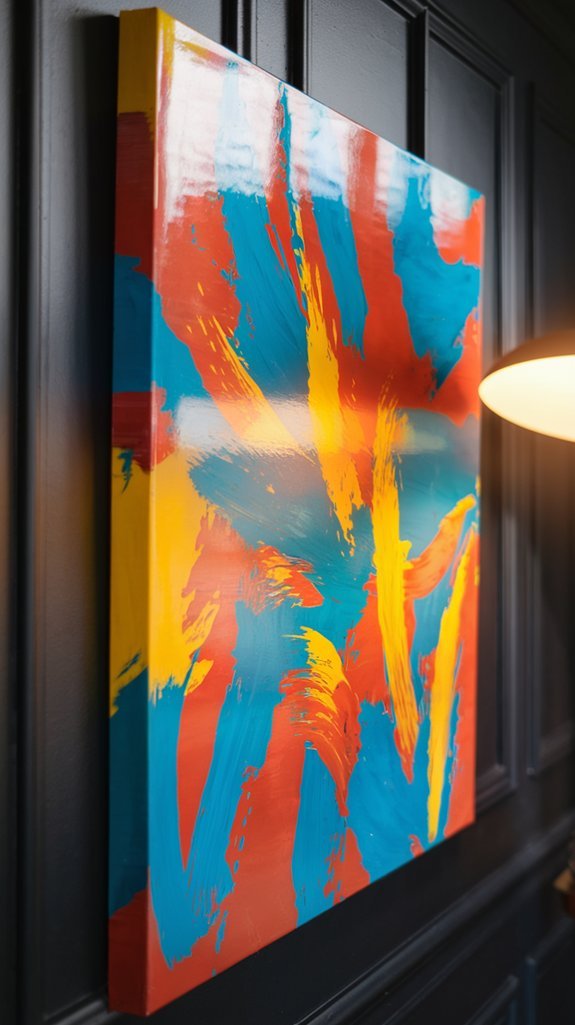 vibrant decor for contrast