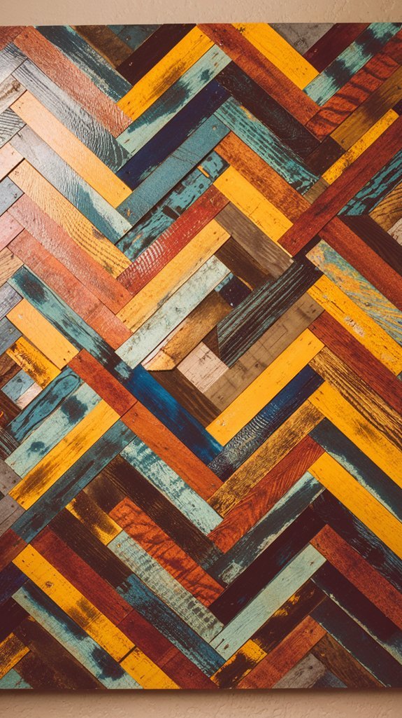 vibrant tiled artwork design