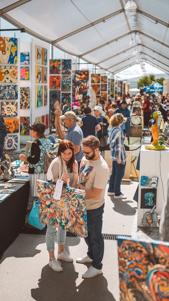 visit art events regularly